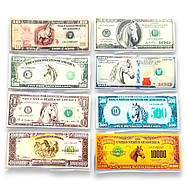 Магніт купюра долар на холодильник із символом 2026 року Коня, фото 2