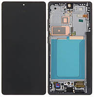 Дисплей модуль тачскрин Samsung S938 Galaxy S25 Ultra чорний OLED з рамкою чорного кольору Titanium Jet Black