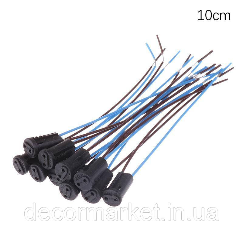 Патрон G4 пластик із дротом, фото 1