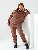 Жіночий теплий спортивний костюм великого розміру Розміри: 48-50, 52-54, 56-60, фото 3