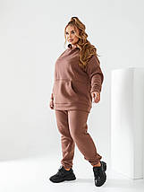 Жіночий теплий спортивний костюм великого розміру Розміри: 48-50, 52-54, 56-60, фото 2