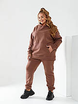 Жіночий теплий спортивний костюм великого розміру Розміри: 48-50, 52-54, 56-60, фото 4