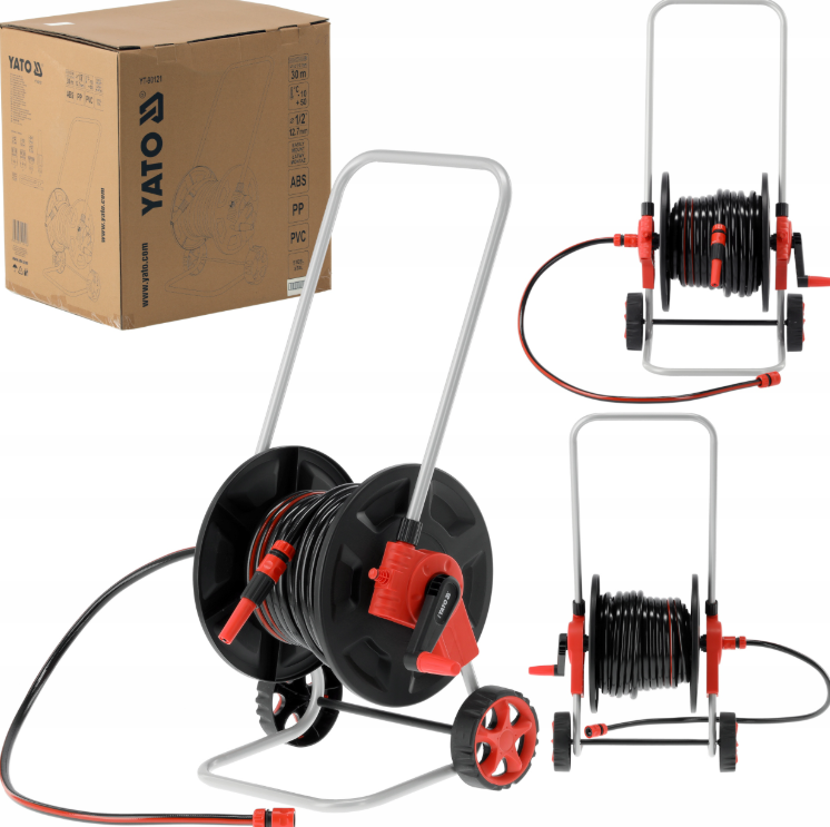 Шланг на візку 30 м YATO YT-90121