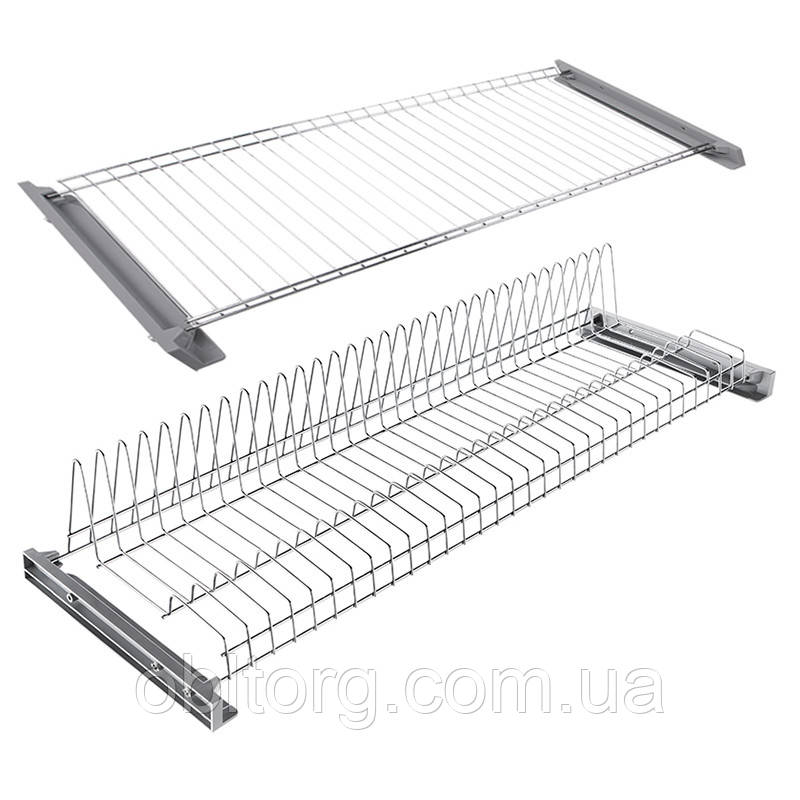Сушка для посуду фасад 600мм (1 піддон пластик) VIBO, фото 1