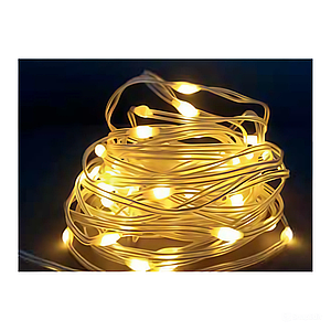 LED стрічка 10 метрів 2W 3000К IP65 Horoz Electric FAIRY-10 110-240V AC/5V DC