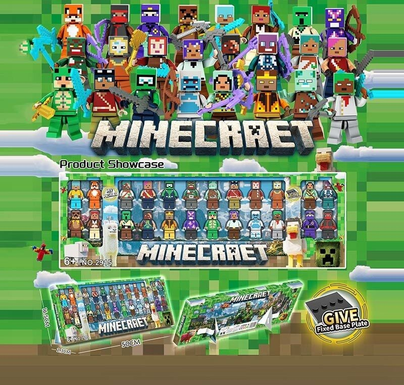 Набір героїв 2915, 24 фігурок, аксесуари, рухливі кінцівки, голова та ноги від’єднуються, фото 1