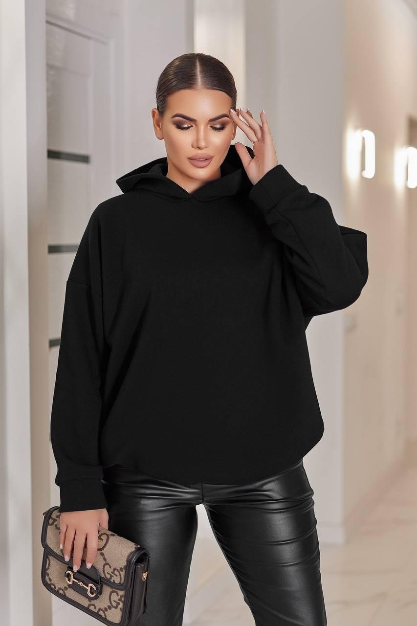 Тепле худі на флісі батал великого розміру Розміри: 50-52, 54-56, 58-60, 62-64