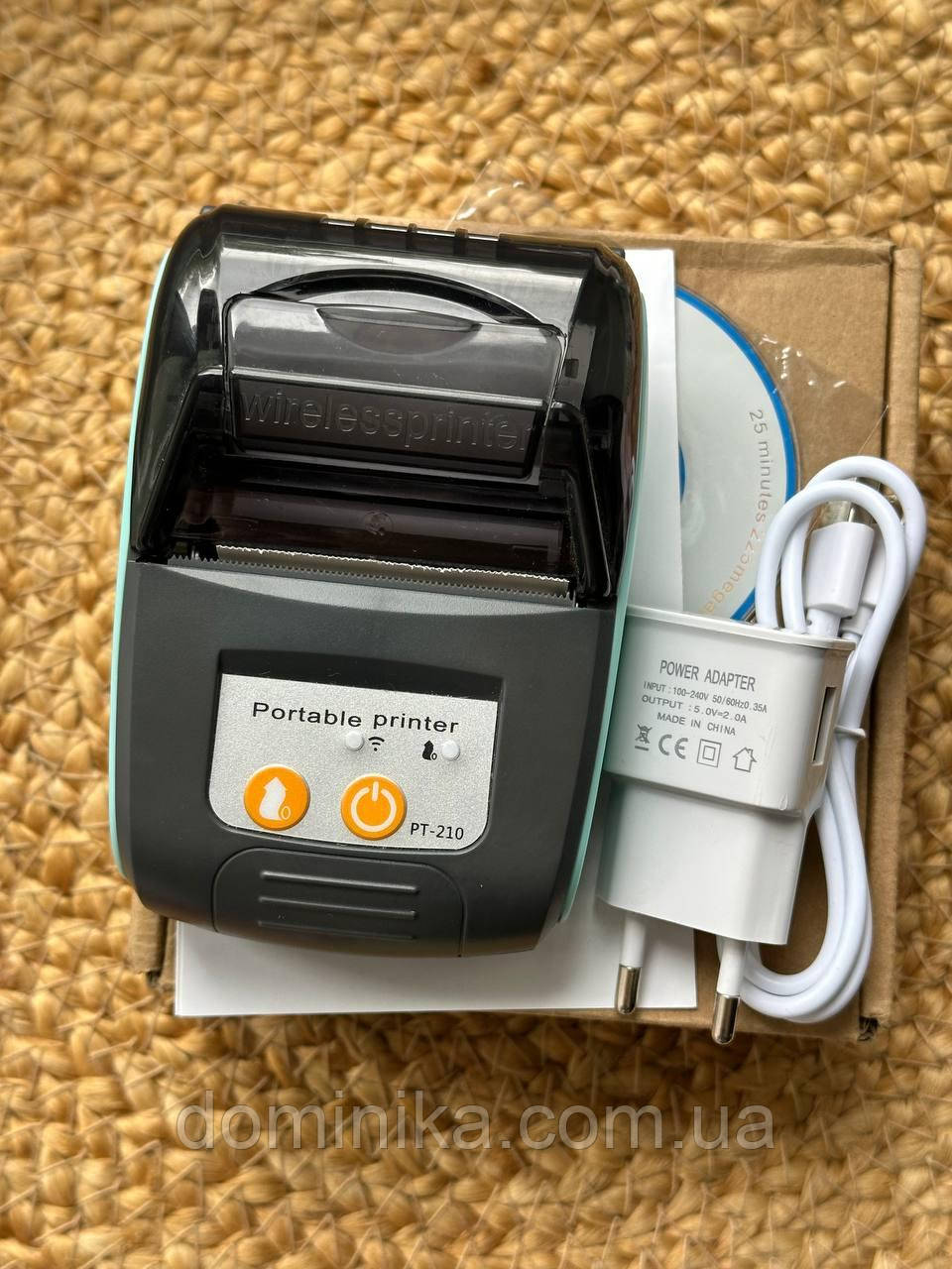 Портативний принтер чеків PT-210 (Bluetooth + USB)
