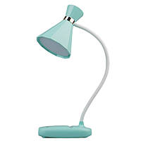 Настільна лампа на акумуляторі 3.2 Вт, світильник настільний Блакитний DM5062BL