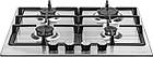 Варильна поверхня газова Gunter & Hauer GH 606 IX 60 см, сталь, електропідпал, газ-контроль, фото 7