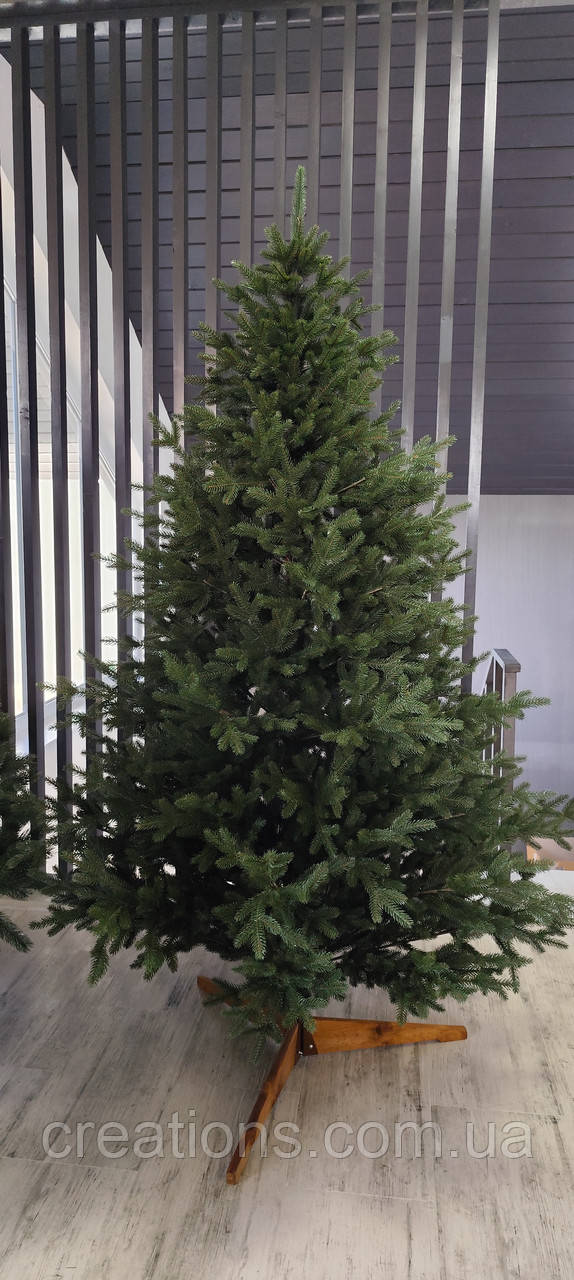 Штучна ялинка лита "Карпатська" зелена 2.3 м, фото 1
