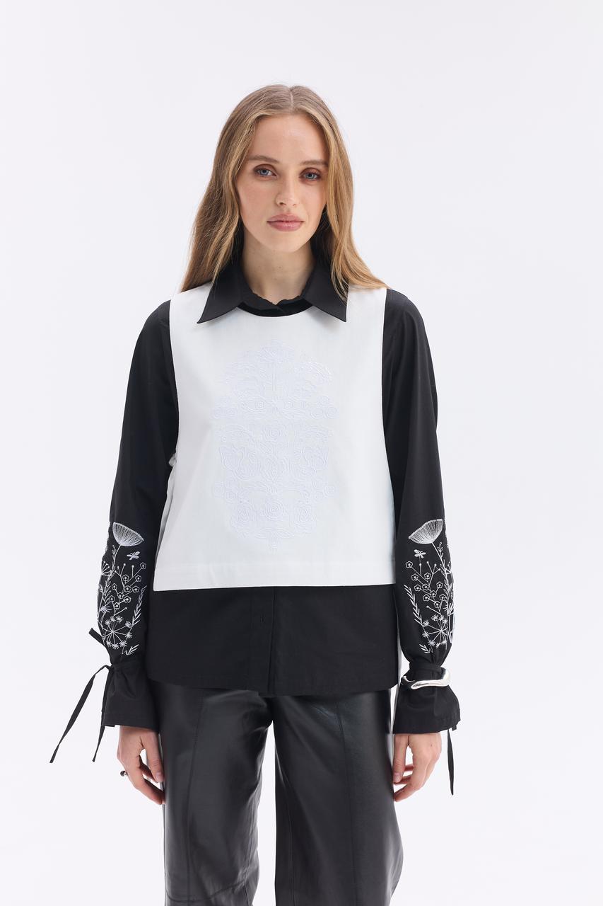 Жіночий вишитий жилет MEREZHKA "Сойка"