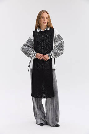 Жіночий в'язаний жилет "Горицвіт" (1 м), фото 1