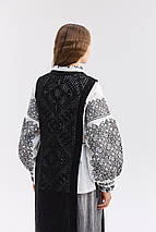 Жіночий в'язаний жилет "Горицвіт" (1 м), фото 3