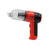 Порохотяг з фільтром HEPA акумуляторний Li-Ion 7.4 V 2 АГод (70 Вт) подовжувач і насадки Yato YT-85687, фото 5