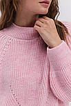 В'язана жіноча кофта з рукавами регланами, фото 10