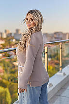 Жіночий теплий світшот великого розміру Розміри: 50-52, 54-56, фото 5