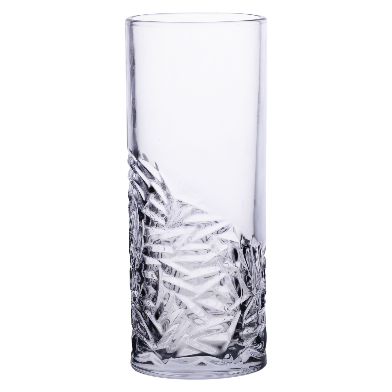 Скляна ваза для квітів 29.5 см прозора HP-19-143, фото 1