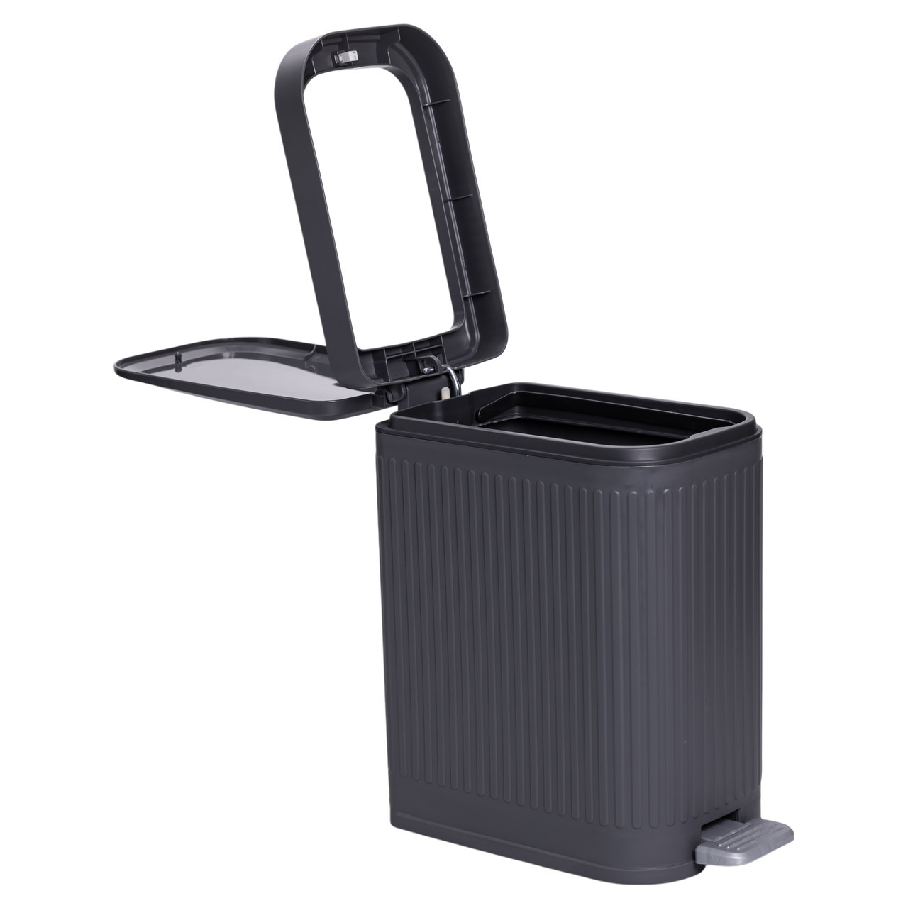 Відро для сміття з педаллю 5л відро для сміття з кришкою і педаллю Сірий HP-45-12G