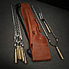 Набір шампурів у шкіряному чохлі "Кажан Гільза", фото 3