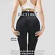 Лосіни жіночі безшовні пуш-ап в рубчик на хутрі Модель: 1553-3104, фото 3