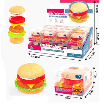 Іграшкові продукти Бургер 6см M105 G-Rich