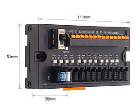 Клемний блок датчика ESTB-12M-3, розподільник сигналів датчиків, 12 каналів, фото 4