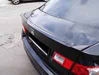 Спойлер на кришку багажника зі склопластику на Honda Accord 8 2007-2013 Лип спойлер сабля багажника Хонда Акорд 8