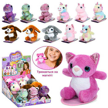 М'яка іграшка тварина/динозавр, магнітна підставка. DR5134 G-Rich