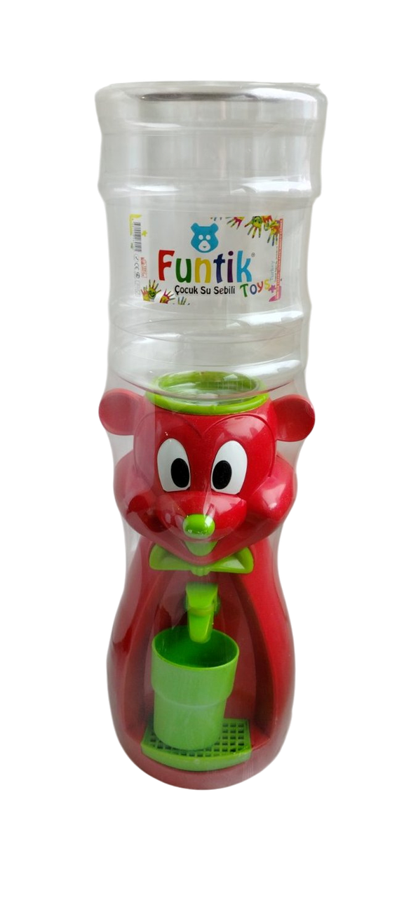 Дитячий кулер для води Фунтик Ведмедик Червоний, фото 1