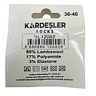 Жіночі теплі носки Kardesler шкарпетки з вовни лами, з малюнком смужки та бантик, 30-40 мікс 6 пар/уп, фото 2