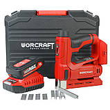 Акумуляторний комбінований цвяхозабивач WORCRAFT CNS-S20LiCM, меблевий нейлер, фото 10
