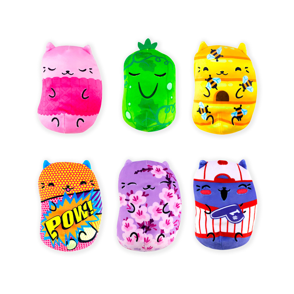 М’яка іграшка Cats Vs Pickles серії «CHONK GOLD» – КОТИКИ ТА ОГІРОЧКИ (в асорт., у диспл.), фото 1