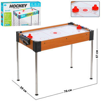 Настільна гра аерохокей, дерев'яний, на ніжках 2559 G-Rich