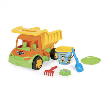 Вантажівка Гігант із набором для піску 5 елементів Wader 65002 G-Rich