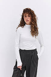 Жіночий лонгслів з мікротканини з вирізом для великого пальця