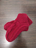 Детские теплые тапочки-носочки, ручная работа топ