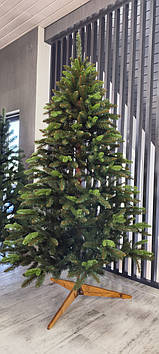 Штучна ялинка "Лісова" 2.2 м комбінована ПВХ гілки і литі гілки