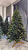 Штучна ялинка "Лісова" 2.2 м комбінована ПВХ гілки і литі гілки, фото 4