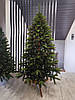 Штучна ялинка "Лісова" 2.2 м комбінована ПВХ гілки і литі гілки, фото 7