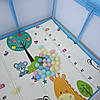 Дитячий розкладний манеж Avko 120х180см Blue + кульки та килимок, фото 7