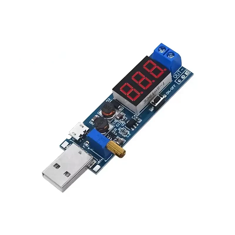 DC-DC перетворювач 5V → 1.2V/24V USB Step Up/Down, регульований, фото 1