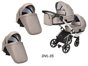 Дитяча універсальна коляска 2 в 1 для двійні "Velio Duo Lux"