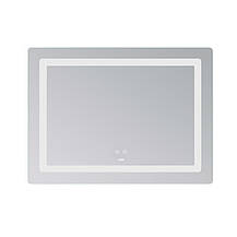 Дзеркало Lidz Kubis (KU2) 900х700 з LED-підсвіткою Touch, з антизапотіванням, з димером, рег. яскравості LD78LF90448452, фото 3