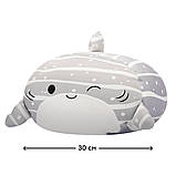 М'яка іграшка SQUISHMALLOWS – КИТОВА АКУЛА САЧІ (30 cm), фото 2