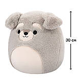 М'яка іграшка SQUISHMALLOWS – ШНАУЦЕР ШОН (30 cm), фото 2