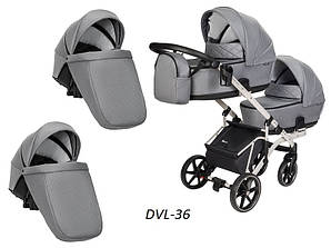 Дитяча універсальна коляска 2 в 1 для двійні "Velio Duo Lux"