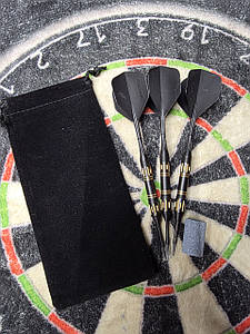 Набір дротиків у дартс із стругачкою в м'якому футлярі