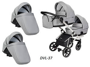 Дитяча універсальна коляска 2 в 1 для двійні "Velio Duo Lux"