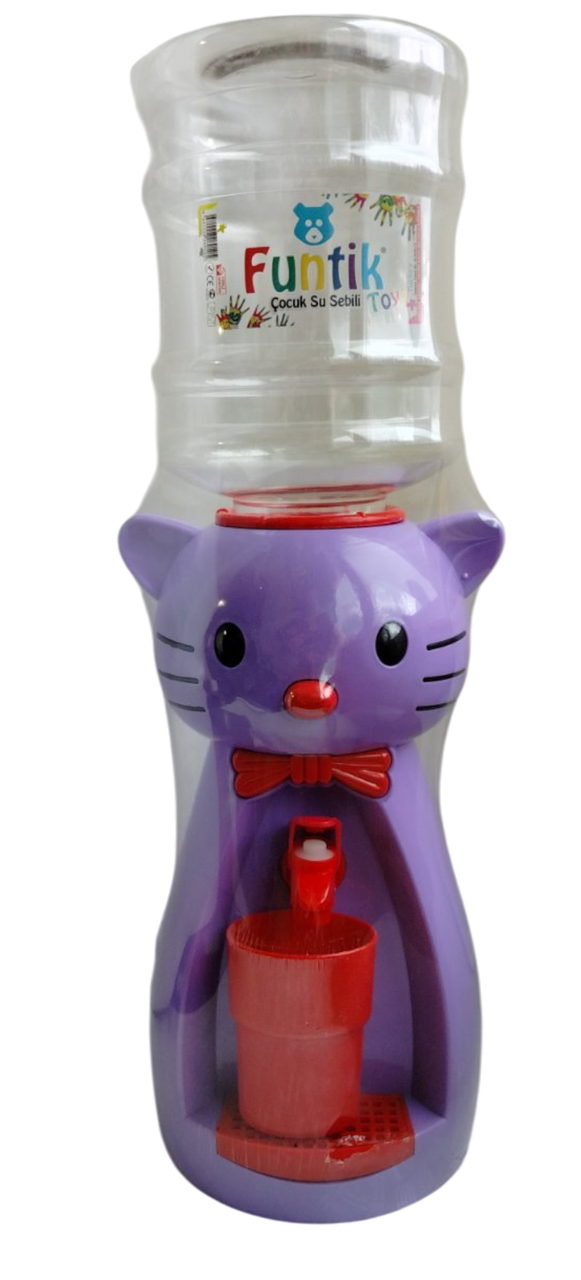 Дитячий кулер для води Фунтик Котик Фіолетовий